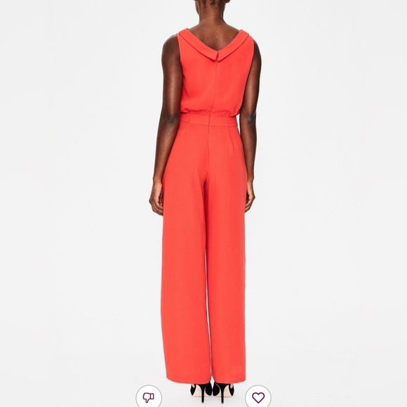 Boden Sleeveless Clarissa Boat Neck Full Length Jumpsuit - Picture 2 of 7